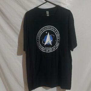 Black Space Force T-Shirt